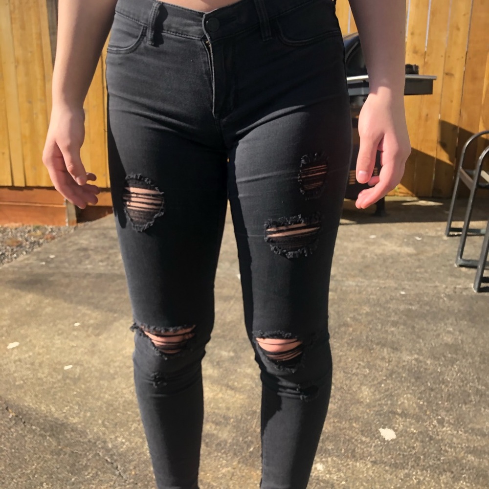Black pacsun skinny jeans